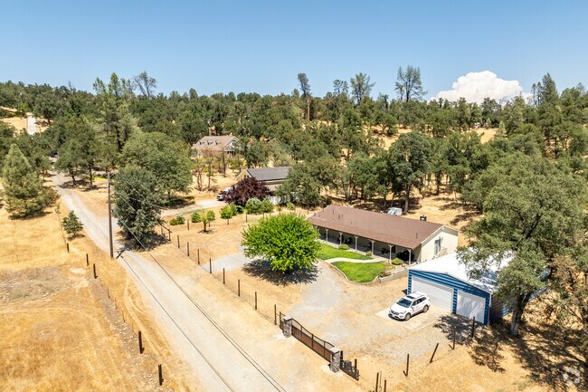 Large homes with land can be found deeper in Branstetter.