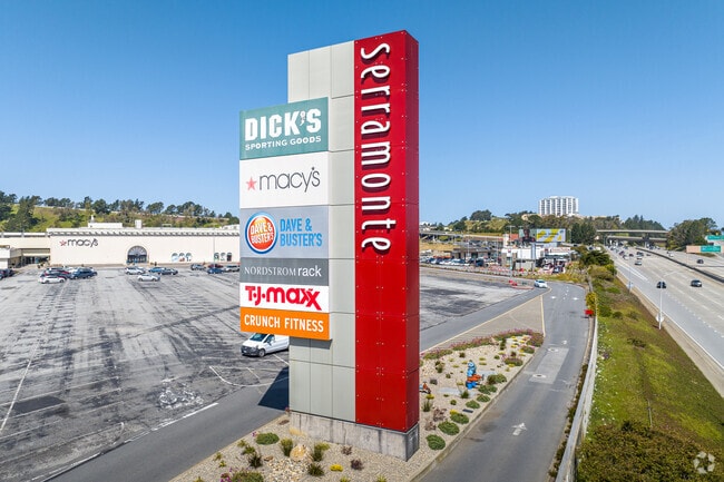 The Serramonte Center is home to major national brands for resident's retail needs.