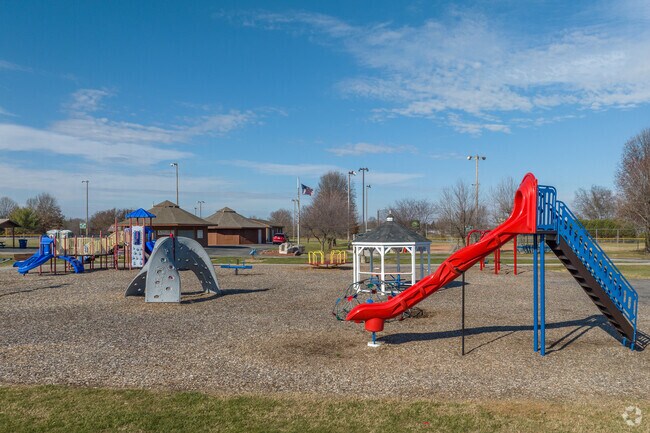 Silver Creek Township Park has a large play area for children.