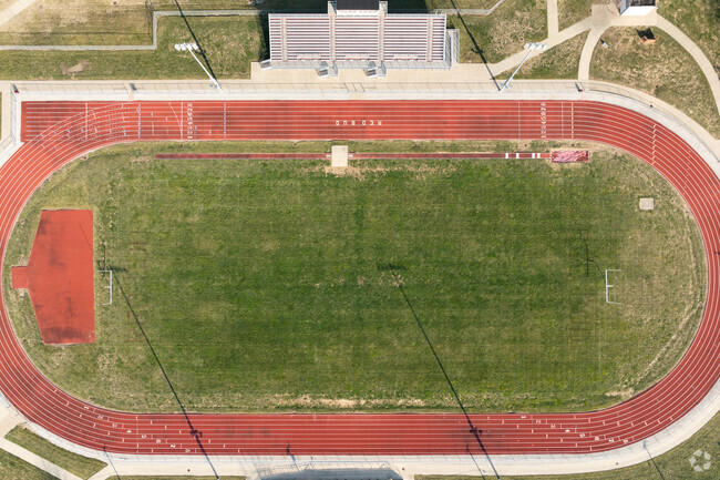 Red Bud High School in Red Bud, IL focuses on core subjects like science and chemistry.