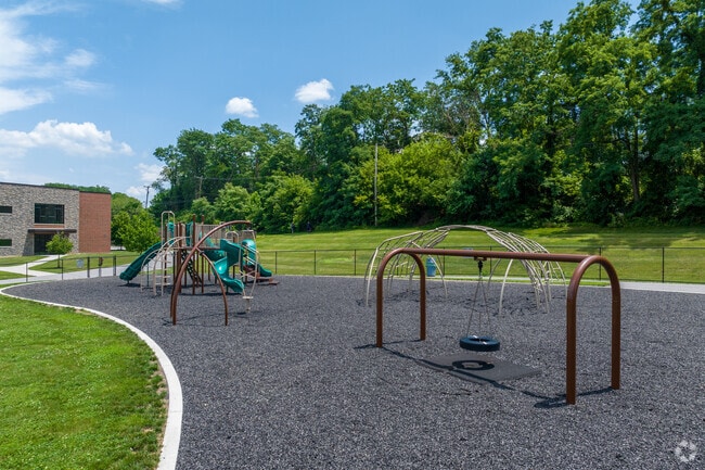 The playground at Iron Forge Elementary School is a great place for students to make new friends