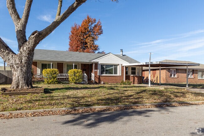 Mature trees pop with color in the fall in Wagon Wheel.