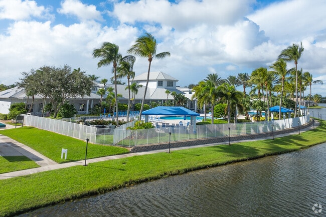 Baywinds clubhouse features tennis, pools, shuffleboard, and a full calendar of events.