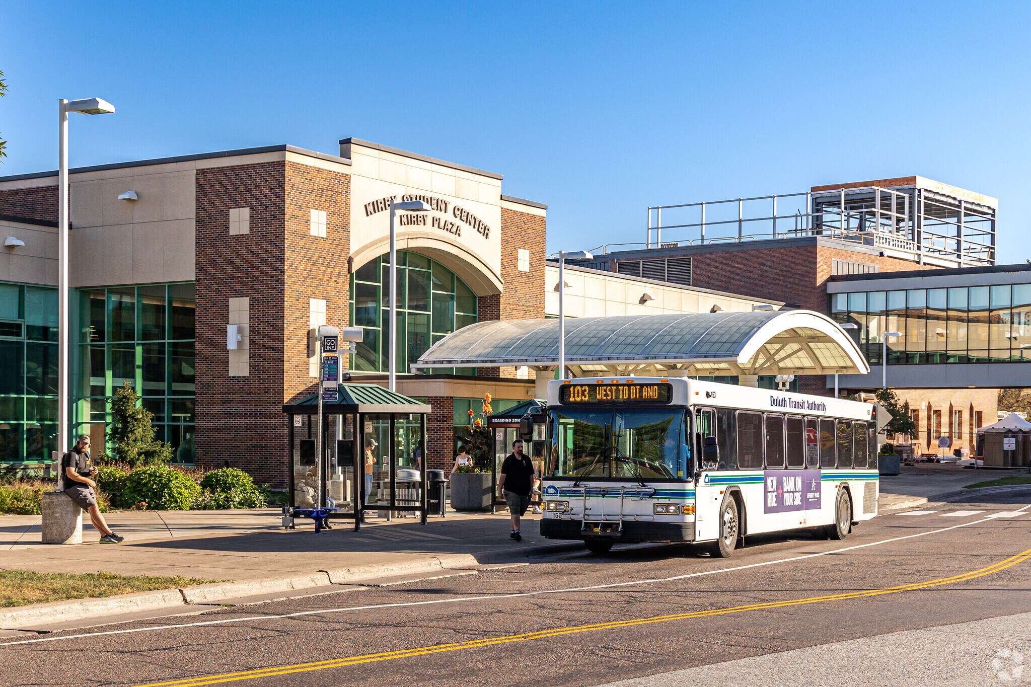 The Duluth Transit Authority offers frequent bus service to UMD and downtown Duluth.