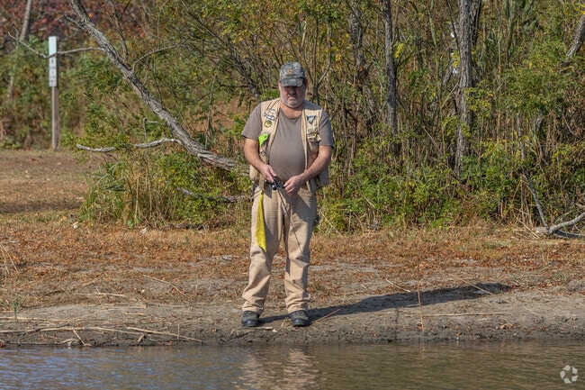 Fisherman love Falls Township Community Park.