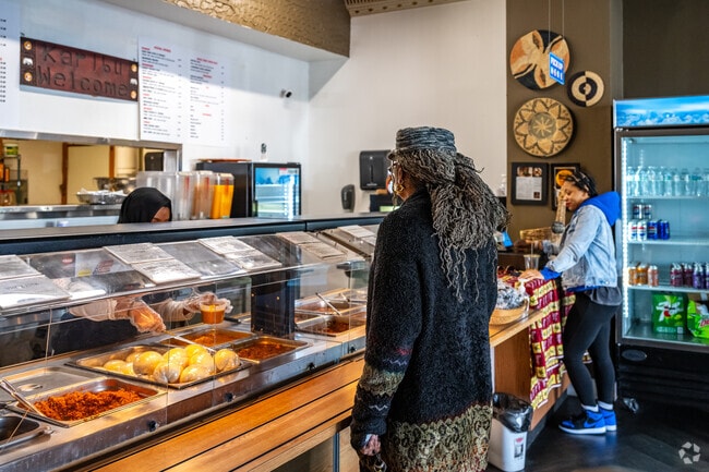 Get warm wholesome food from Immy's African Cuisine on the Upper East Side.