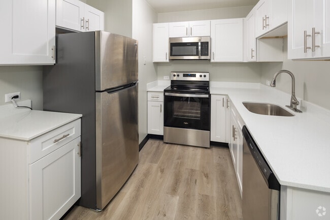 2BR, 1BA - 1,050SF (Kitchen)