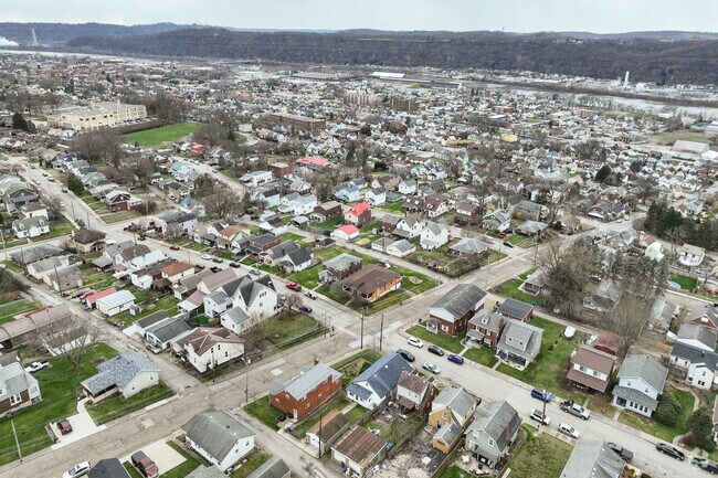 Aerial of Arnold facing Route 28.