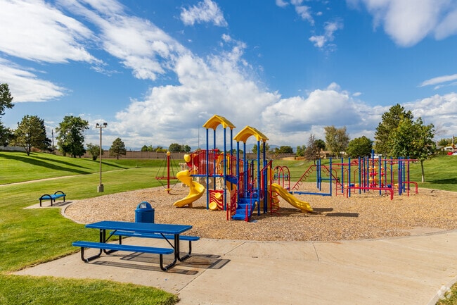 Rotary Park's playground is the perfect after-school spot for the kids.