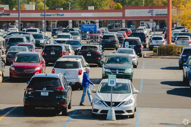 Georgetown Square is a large plaza with many commercial and some mom & pop restaurants.