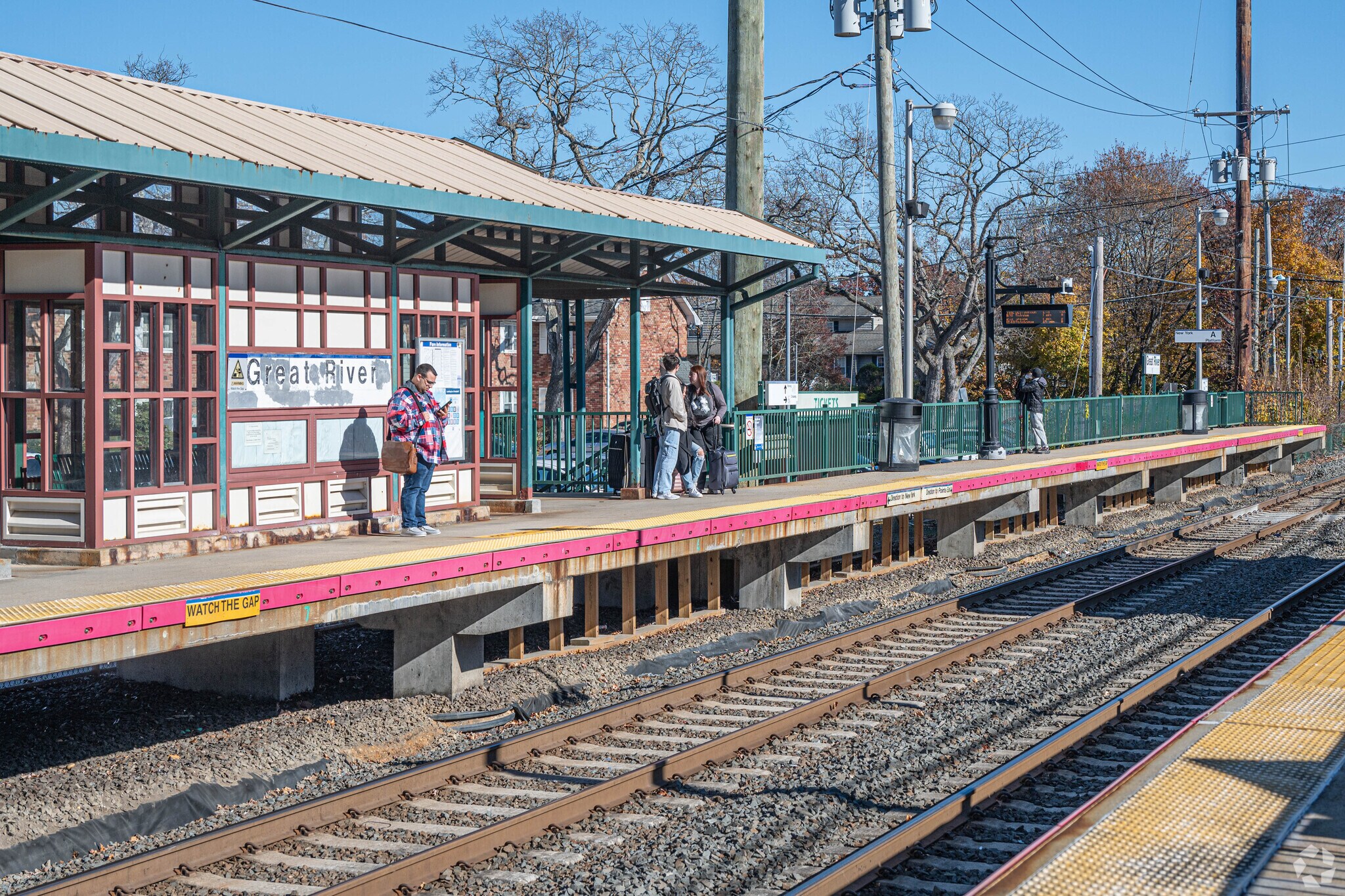 The Great Neck Train Station is shared by the surrounding areas including East Islip.