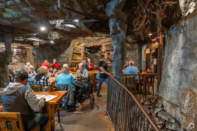 Wausau Mine Company is designed to look like a mine, perfect for a family outing.