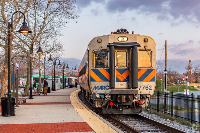 The Frederick Marc Train Station is conveniently located right outside of Carrollton.
