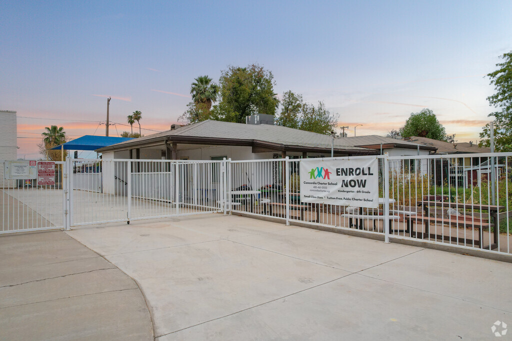 Concordia Charter School is located next to First Evangelical Lutheran Church in Mesa.