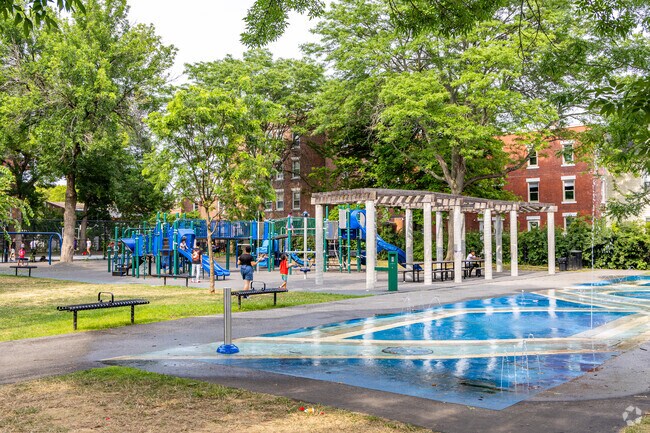 Kids play the summer away atMary Jane Lee playground in The Point.