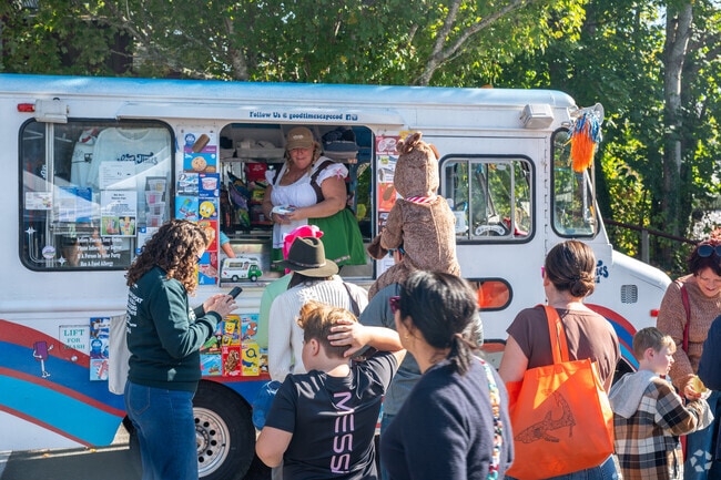 Kids love ice cream at the Chatham OktoberFest.