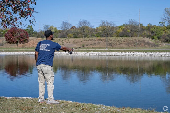 Janesville residents can often be seen casting a line at Traxler Park.
