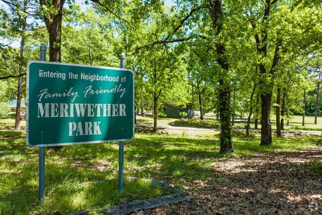 Meriwether Park has all the park amenities residents of Midtown Little Rock look for.