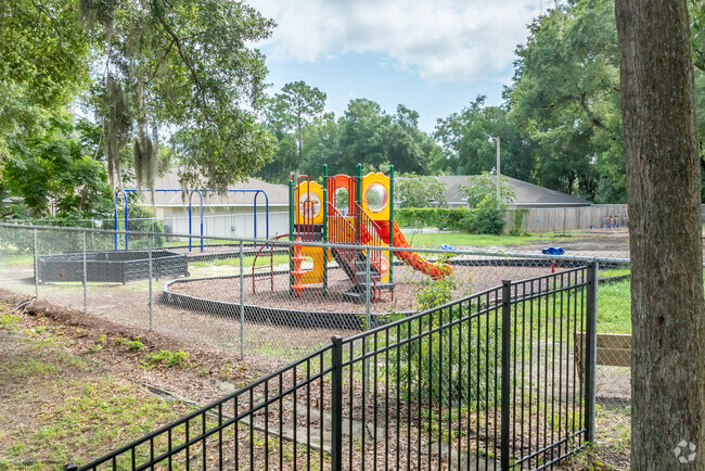 Ocala Christian Learning Academy has a small play area for its younger students.