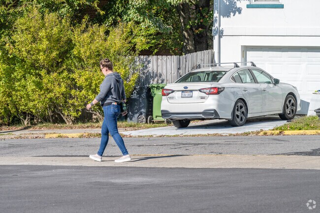 Residents can walk freely along the quiet streets of the First Ward neighborhood.