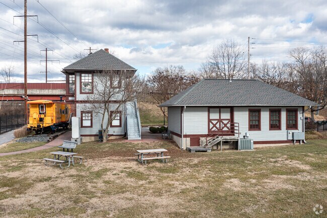 The restored 1913 rail station is now the Bowie Railway Museum.