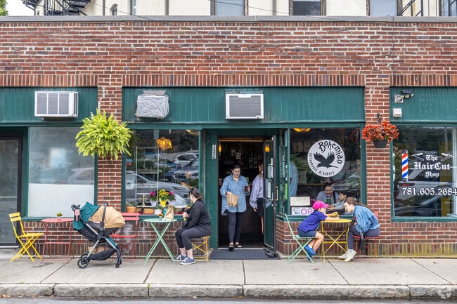 Wyoming neighborhood residents can stop by the local Bohemian Coffee and Bakery for delicious baked goods and fresh coffees.
