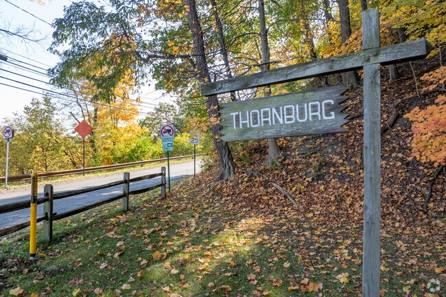 Take a closer look and you will see Thornburg ahead of you.