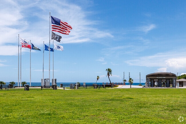 Veterans Memorial Park in Saint Joe Beach hosts year-round events honoring veterans.