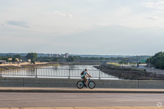 Residents can utilize the bike lanes to get around Mankato.
