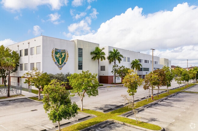 Ronald W. Reagan/Doral Senior High School has great college prep courses for students.