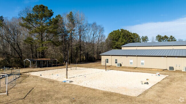 There's also a volleyball court at Tillery Christian Academy.