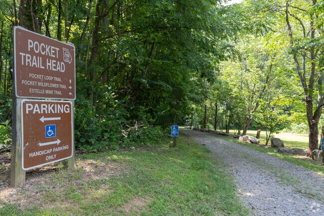 The nearby Pocket Trailhead is a secluded area where Kensington residents enjoy nature.