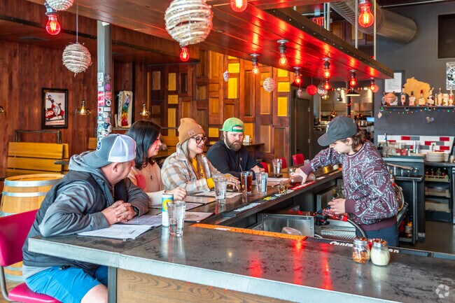 Renstone is a short trip over to get pizza and drinks at Sal's Tomato Pies restaurant and bar.