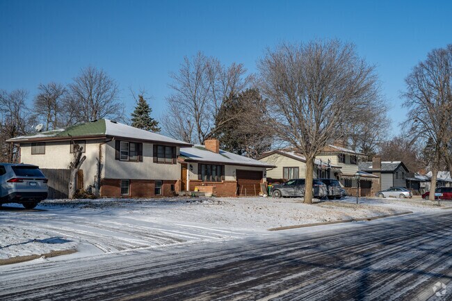 Brooklyn Park has many established homes sitting close together.