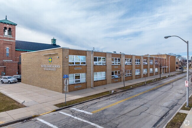 St. Florian School in West Milwaukee serves middle school boys and girls at separate campuses.