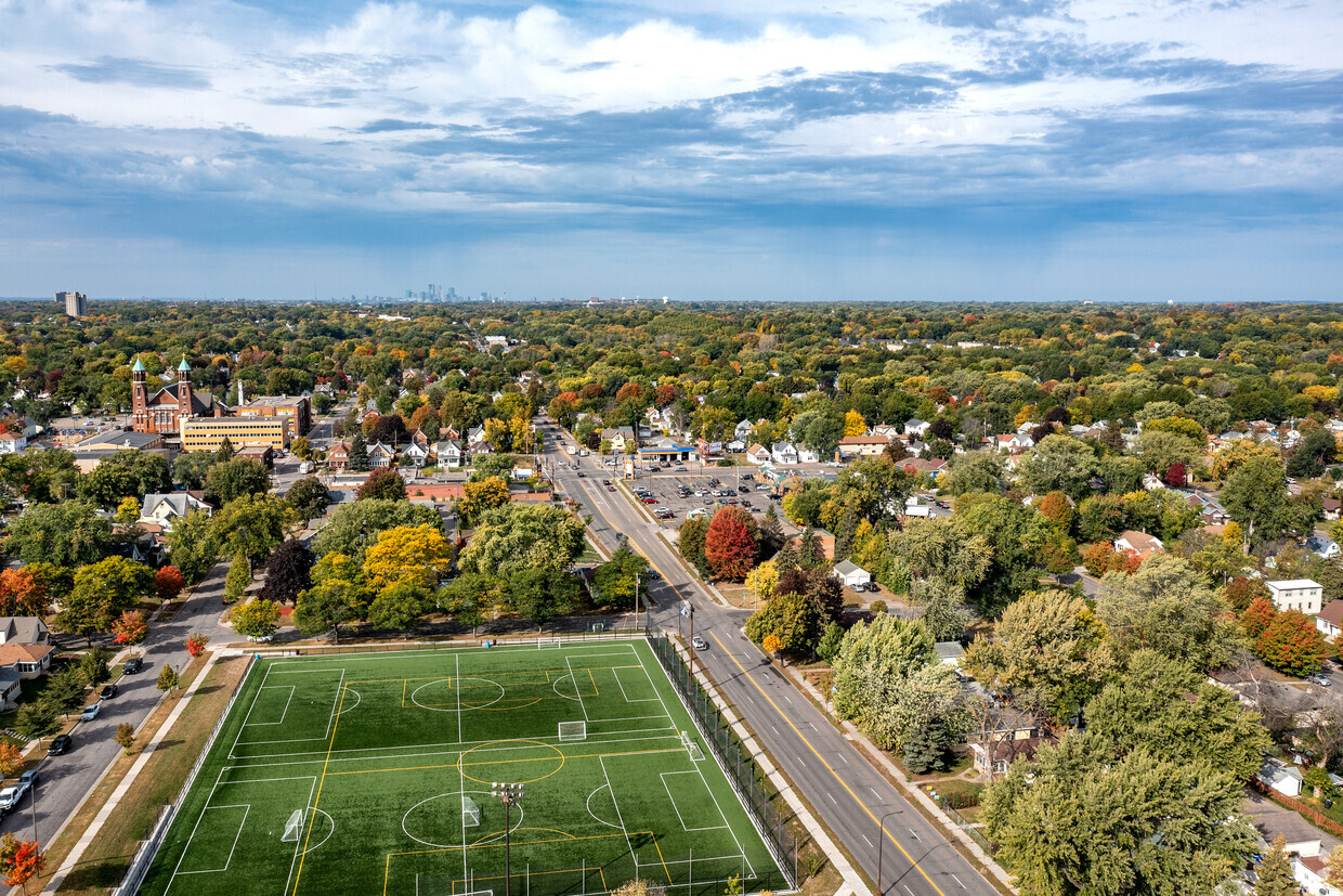 Aerial Photography Map of North St Paul, MN Minnesota