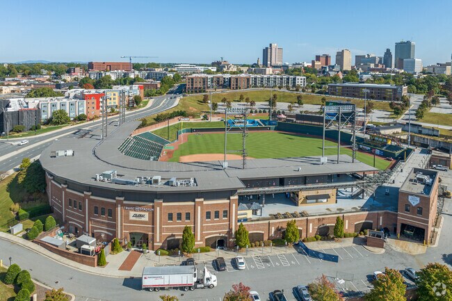 Truist Stadium is home to the Winston-Salem Dash minor league baseball team.