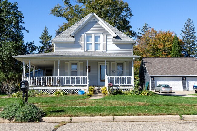 Older farmhouses are a common sight throughout Kasson, lending some historic charm to neighborhood streets.