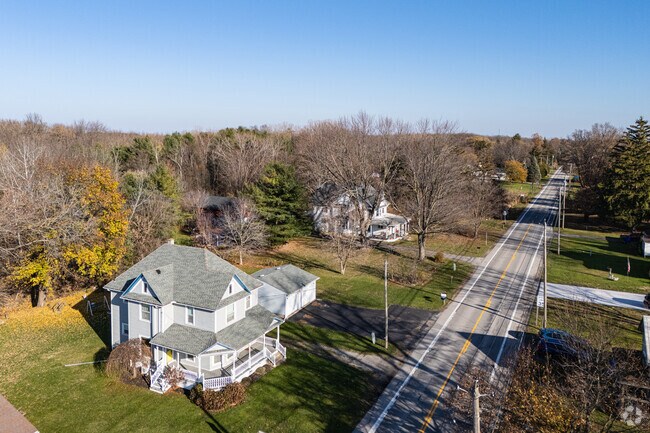 Grand farmhouses are abundant in Hartland.