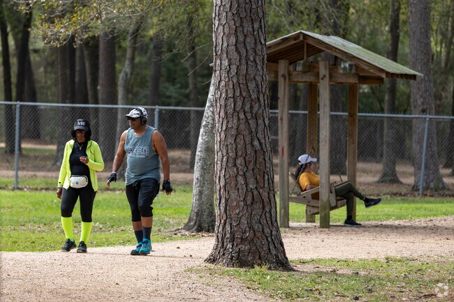 Schott in Humble is a popular park for locals to get out and walk.