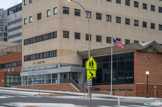 The Creative Arts Secondary School is on Kellogg Blvd.