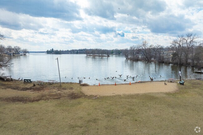 Lookout Point Park features a small beach and boat launch in Wonder Lake.