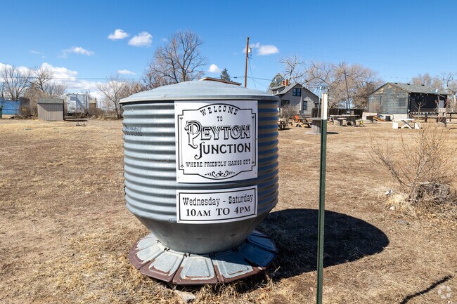 The Peyton Junction is a popular place for the locals to meetup in Peyton.