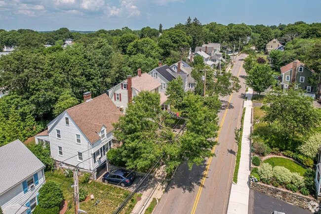 A row of homes along Appleton St in the Arlington Heights neighborhood.