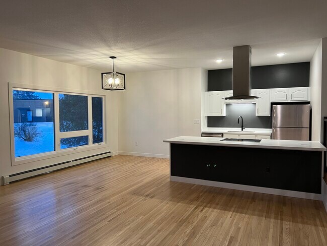 Unit B Living Dining and Kitchen