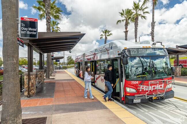 MTS bus stops whisk Bonita Long Canyon residents across greater San Diego.