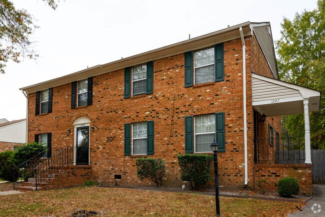 Brick colonial homes are spread throughout the streets of Barberton.