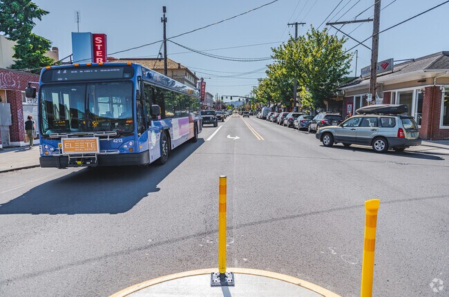 Local public transportation - TriMet bus.