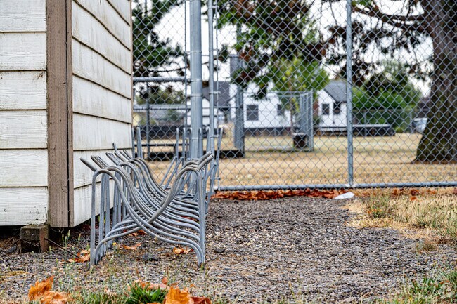 Students love the freedom of walking or riding their bikes to Central Elementary School.