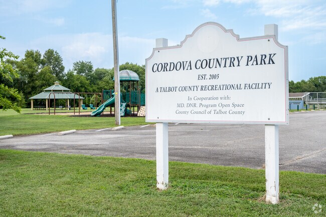 Cordova Park in Cordova is a great park for kids to play at.